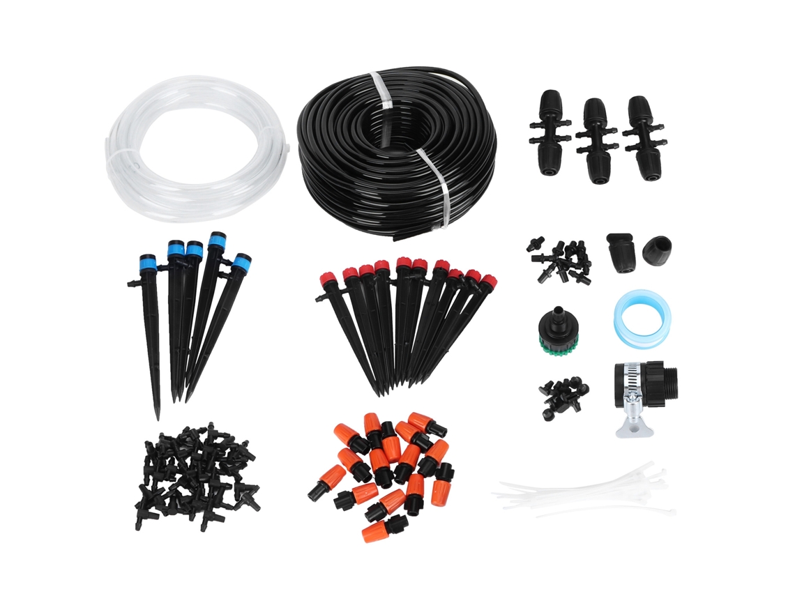 Kit De Irrigação Automática Micro Gotejamento Jardim 40m