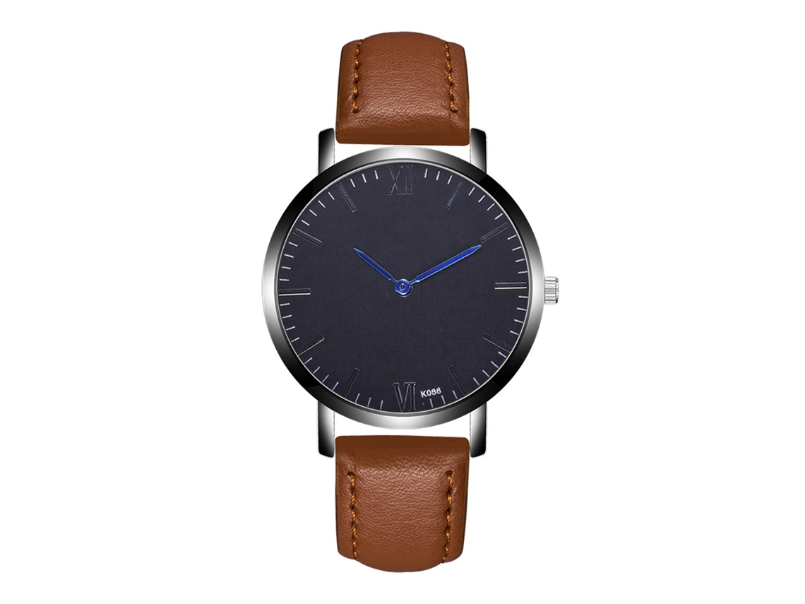 Reloj Hombre Zhoulianfa De Cuarzo Con Correa De Aleación, Dial Redondo, Estilo Empresarial Y Casual (café)