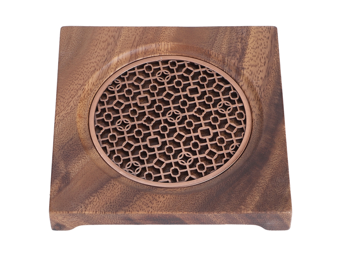Fundas Para Tetera Cuadradas De Nuez Innovadoras Aislantes De Calor Accesorios De Té