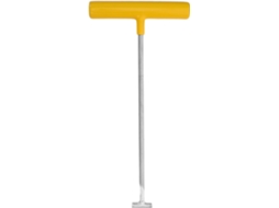 Gancho Em T Unomor Tampa De Bueiro, 28mm, Aço Inoxidável, Revestimento De Borracha, Extrator De Metal Pontos