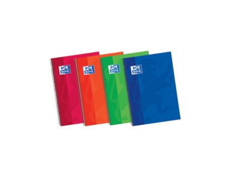 Livro Paq/5 Cuaderno Espiral Fº 80h 90g. Pauta 2,5 C/m Tapa Plastico Classic De Desconocido (espanhol)