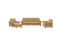 Sofa Set, Sofa Sets Vidaxl Marrom Veludo (n/a)