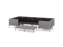 Garden Lounge Set, Garden Lounge Sets Vidaxl Cinzeto Rattan / Vime (n/a)