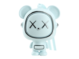 Ventilador Portátil Sem Lâmina Usb Silencioso Urso Azul Verão