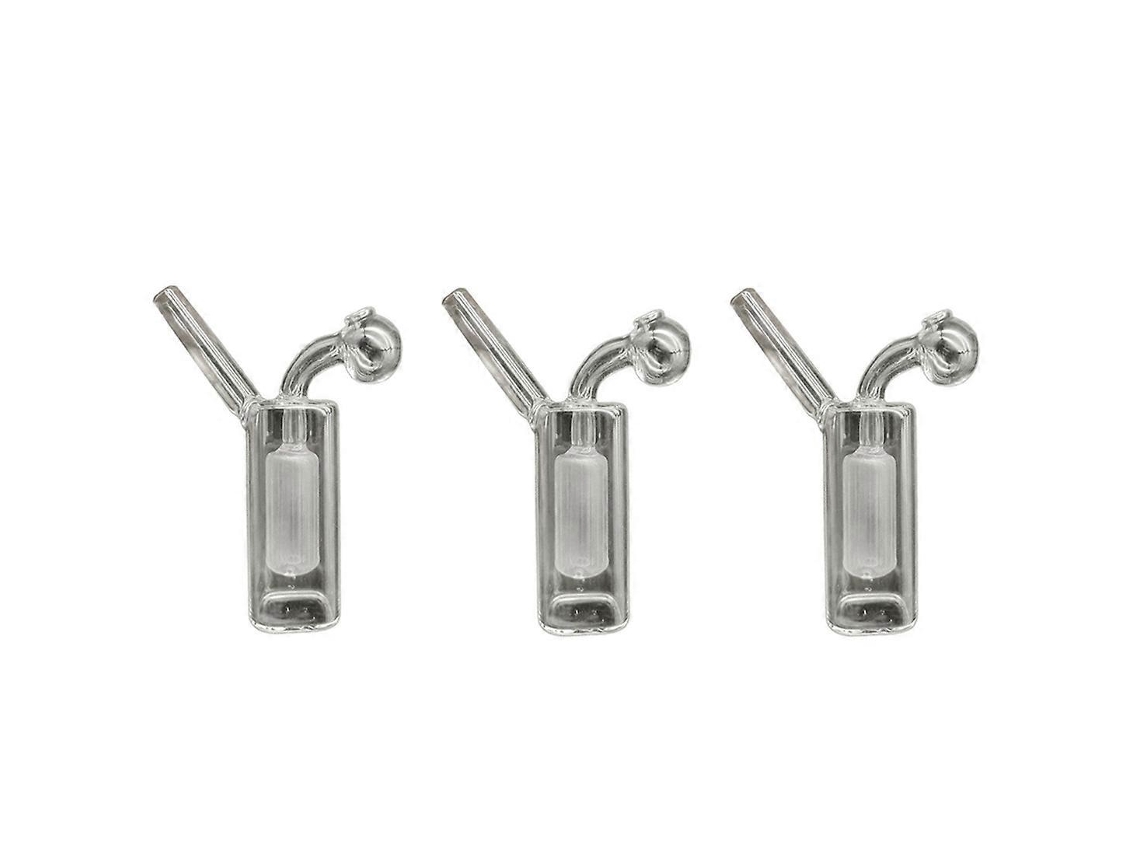 3 Pcs Lâmpada De Óleo Com Queimador Aquecedor Espesso Artesanal