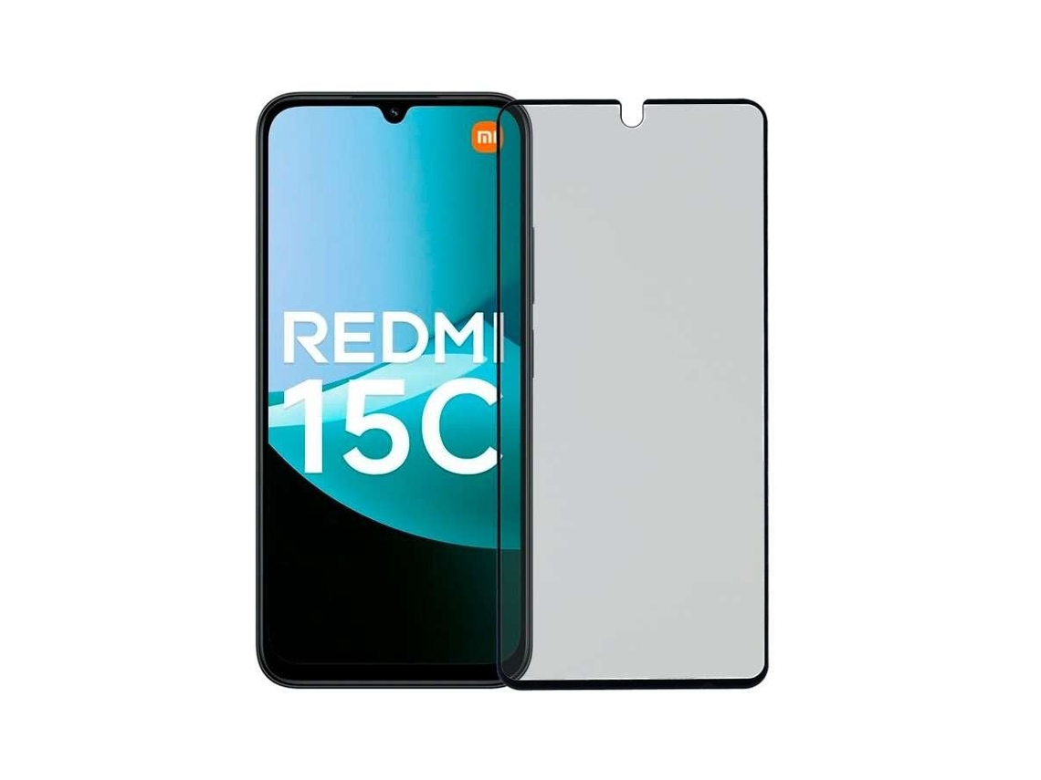 Película De Vidro Temperado Inquebrável Anti-espia Para Xiaomi Redmi 15c