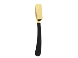 Porta Cortapelos Recto Estable Ligero Ergonómico Profesional Para Barberos Salón Hogar Oro