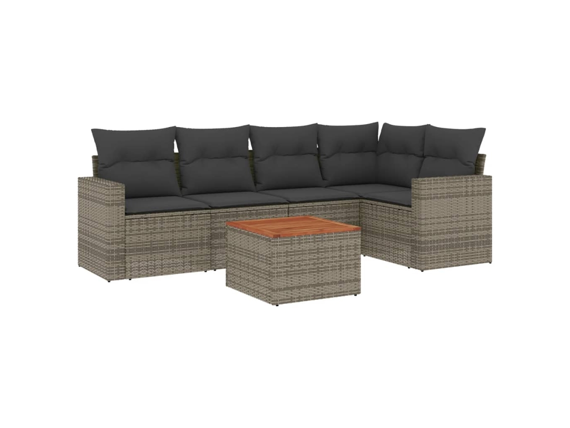 Garden Sofa Set, Garden Sofa Sets Vidaxl Cinzeto Rattan / Vime (n/a)