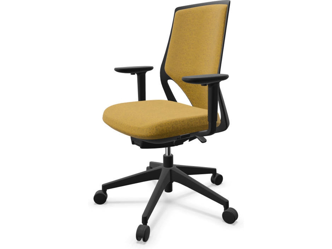 Cadeira de Escritório Executiva ACTIU Efit Black Bee (107x51cm)