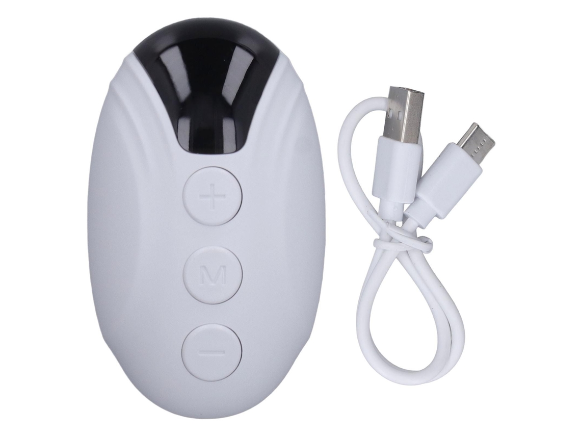 Dispositivo Portátil Para Auxiliar No Sono Com Massagem De Pulso Inteligente Para Alívio Da Insônia E Redução Do Estresse. Compacto E Branco.