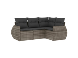 Garden Sofa Set, Garden Sofa Sets Vidaxl Cinzeto Rattan / Vime (n/a)
