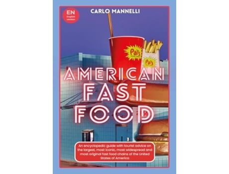 Livro American Fast Food de Carlo Mannelli (Inglês)
