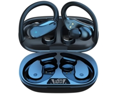 Auriculares Intra Sem Fio Horas Reprodução Dágua Hifi Yizhood Bluetooth Preto