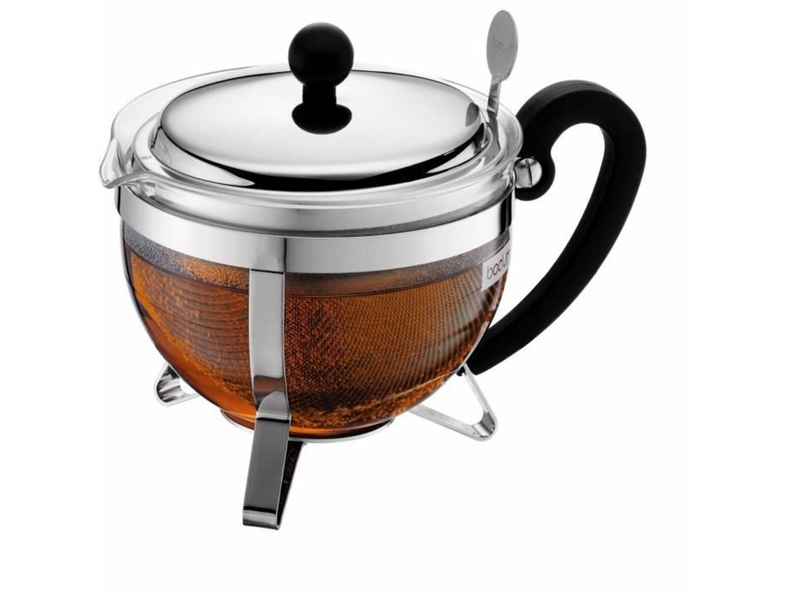 Bule Bodum Cinza 1 L Vidro Aço Inoxidável
