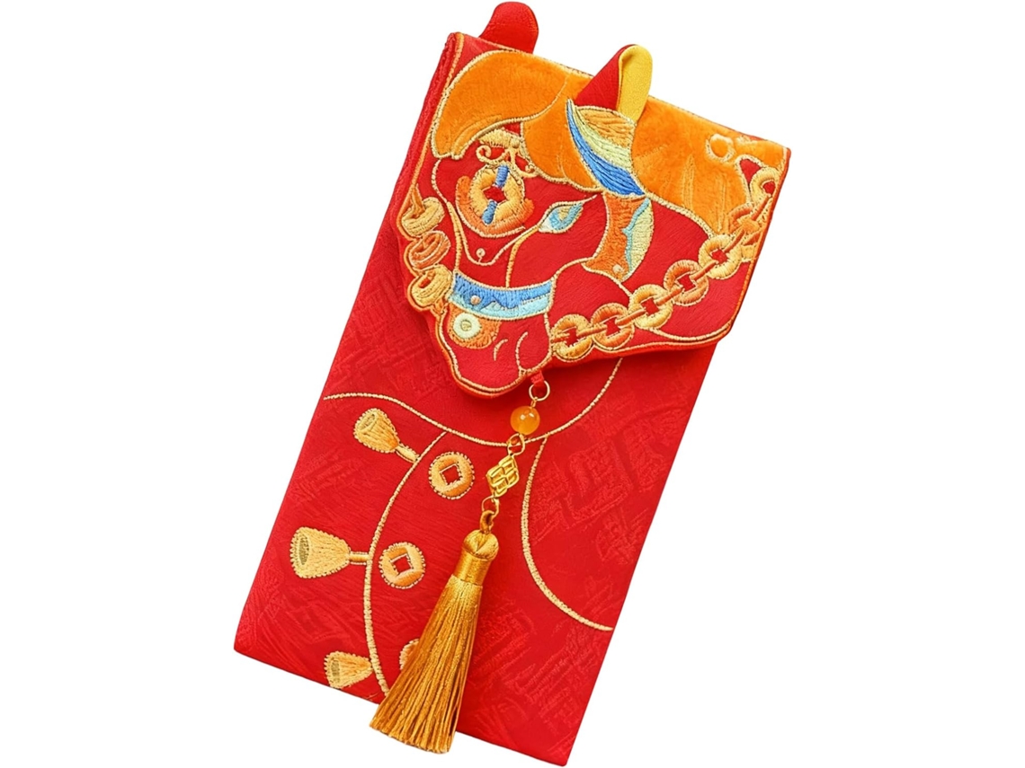 Envelopes Vermelhos, Envelope Vermelho 2026, Artigos Para Festa Do Ano Do Cavalo, Para Ano Novo Chinês