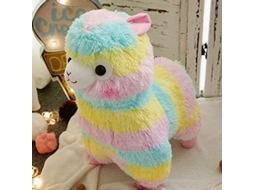 2026 peluche de Llama Suave Muñeca Llamacornio de Alpaca Arcoíris, Adorable, Regalo de Cumpleaños (25 Cm)