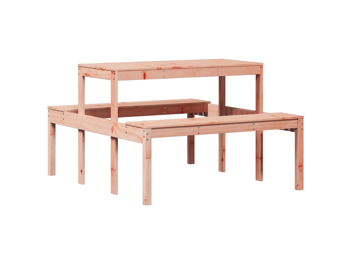 Picnic Table, Picnic Tables Vidaxl Marrom Madeira De Douglas (110 X 134 X 75cm)