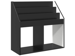 Conjunto 1 Estante Infantil Vidaxl Preto Derivados De Madeira (72,5 X 29,5 X 69 Cm)