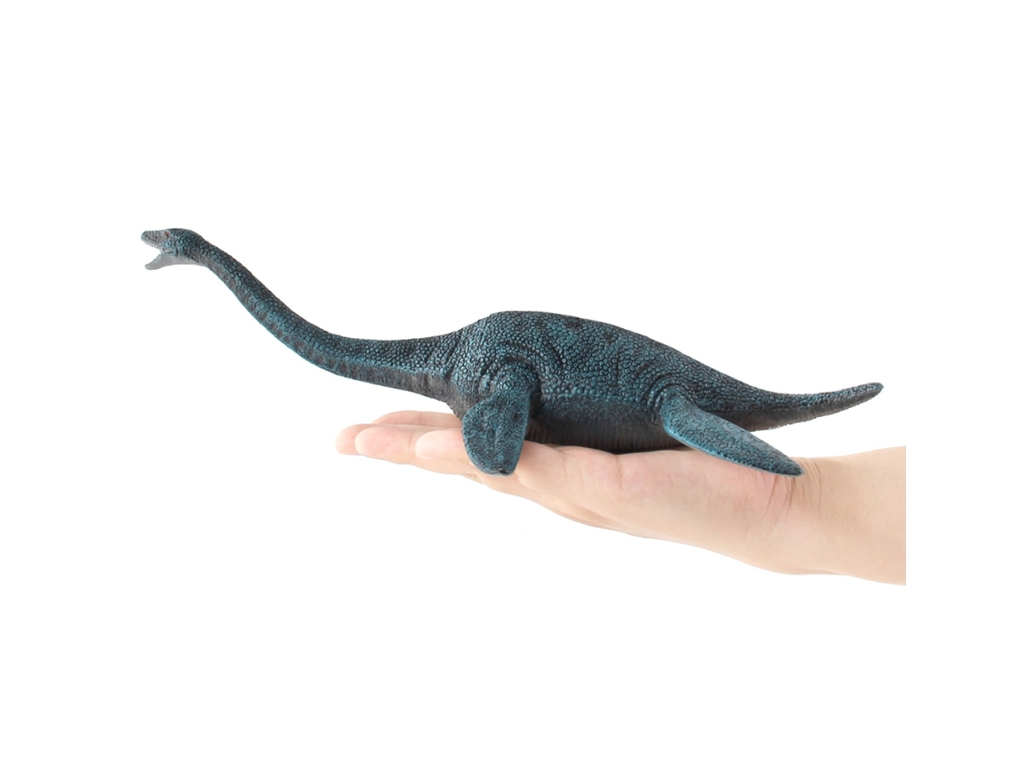 Primerox bonecos de Dinossauro Plesiosaur Modelo Plástico Simulado Brinquedo para Crianças +6 Anos Azul 30cm