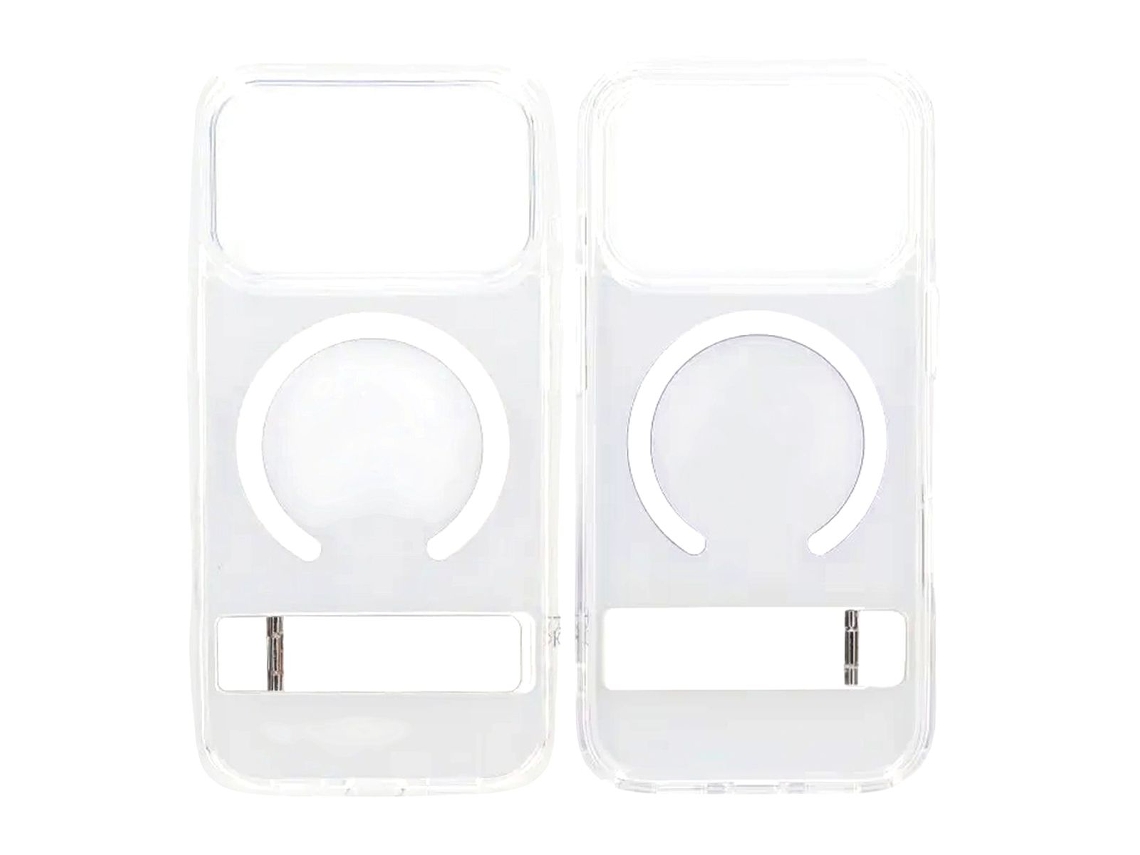 Capa Rvelon Com Suporte Para Iphone 17 Pro Max - Transparente