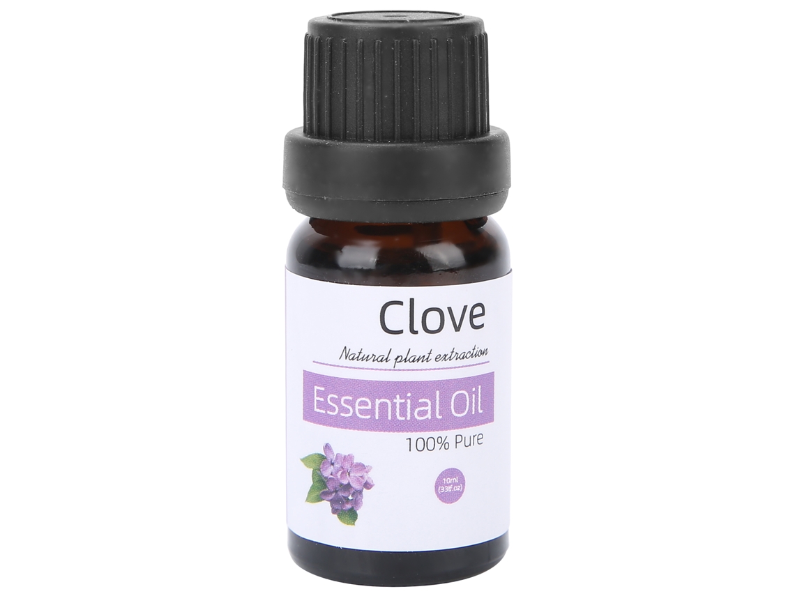 Óleo Essencial Natural De Cravo 10ml Para Aromaterapia E Massagem, Hidrata A Pele E Inibe Bactérias