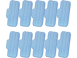 10 Almofadas De Microfibra Azuis Compatíveis Com Dupray Neat,
