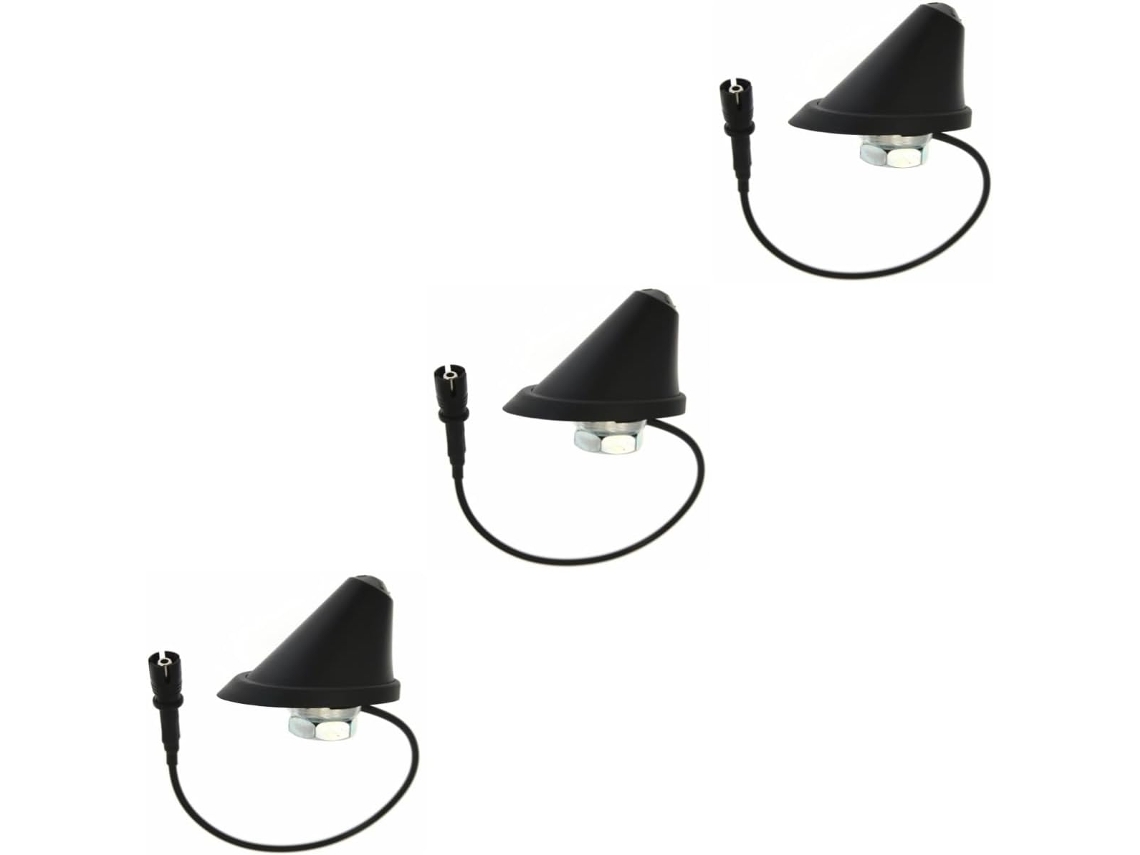 Base De Antena Automotiva De 3 Peças, Acessório Automotivo Prático, Substituição Fácil E Estética.