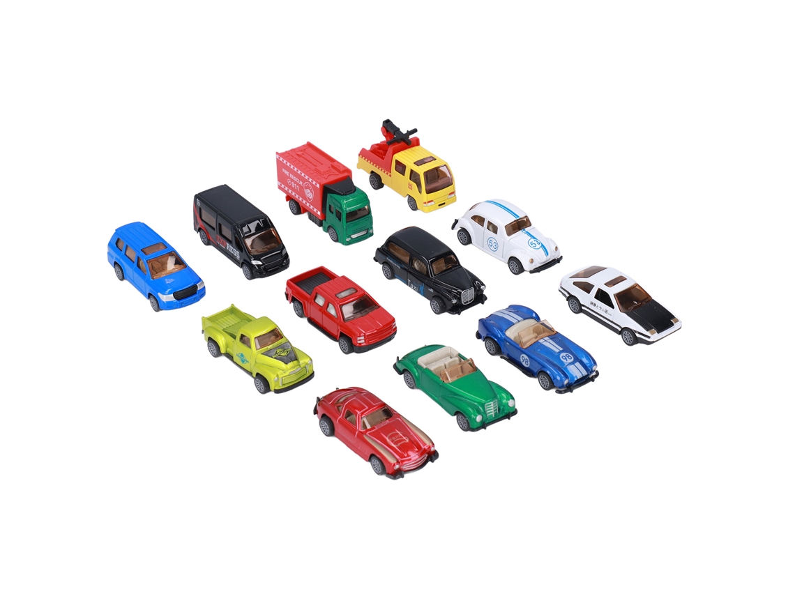Primerox brinquedos de Carros de Mola Retrátil para Crianças Conjunto de Modelos Educativos 3+ Anos