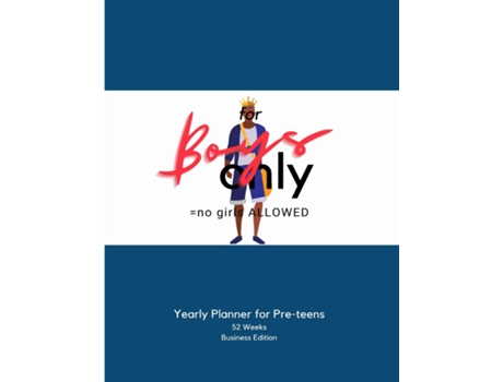Livro for BOYS Only Planner de QuiNina J Sinceno (Inglês)