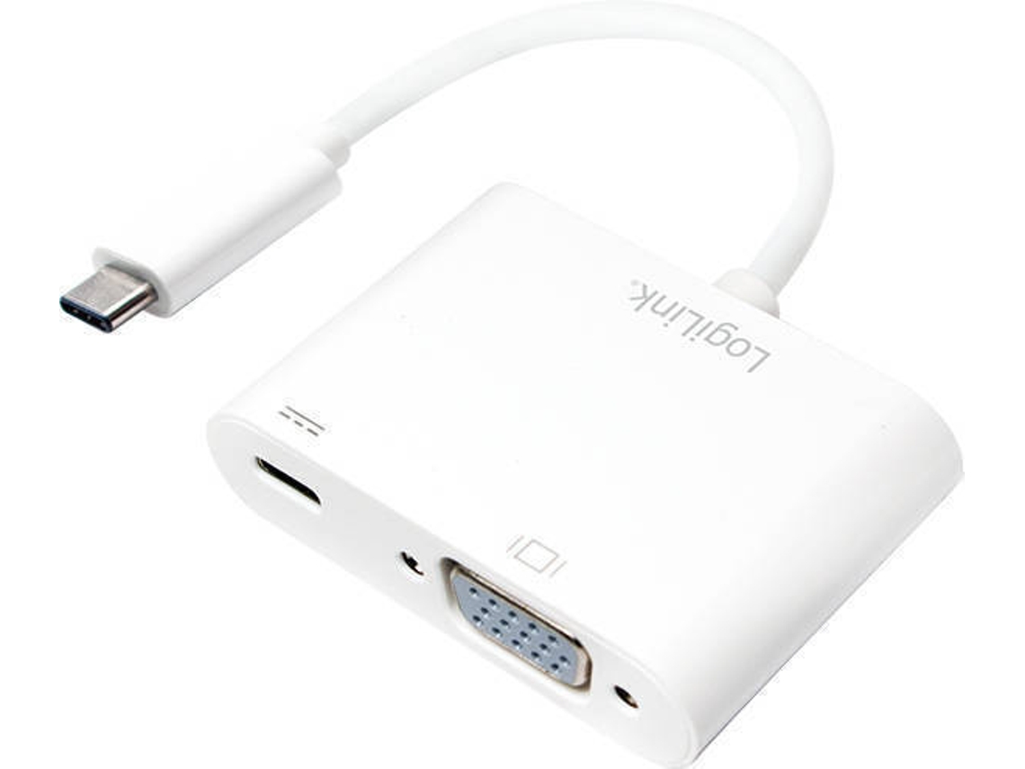 Cabo de Vídeo LOGILINK (VGA - 14 cm - Branco)