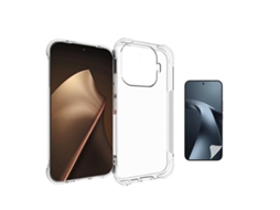Kit Capa Superprotect Anti-shock Pelicula Hydrogel Frente Phonecare Para Xiaomi 17t 5g - Transparente