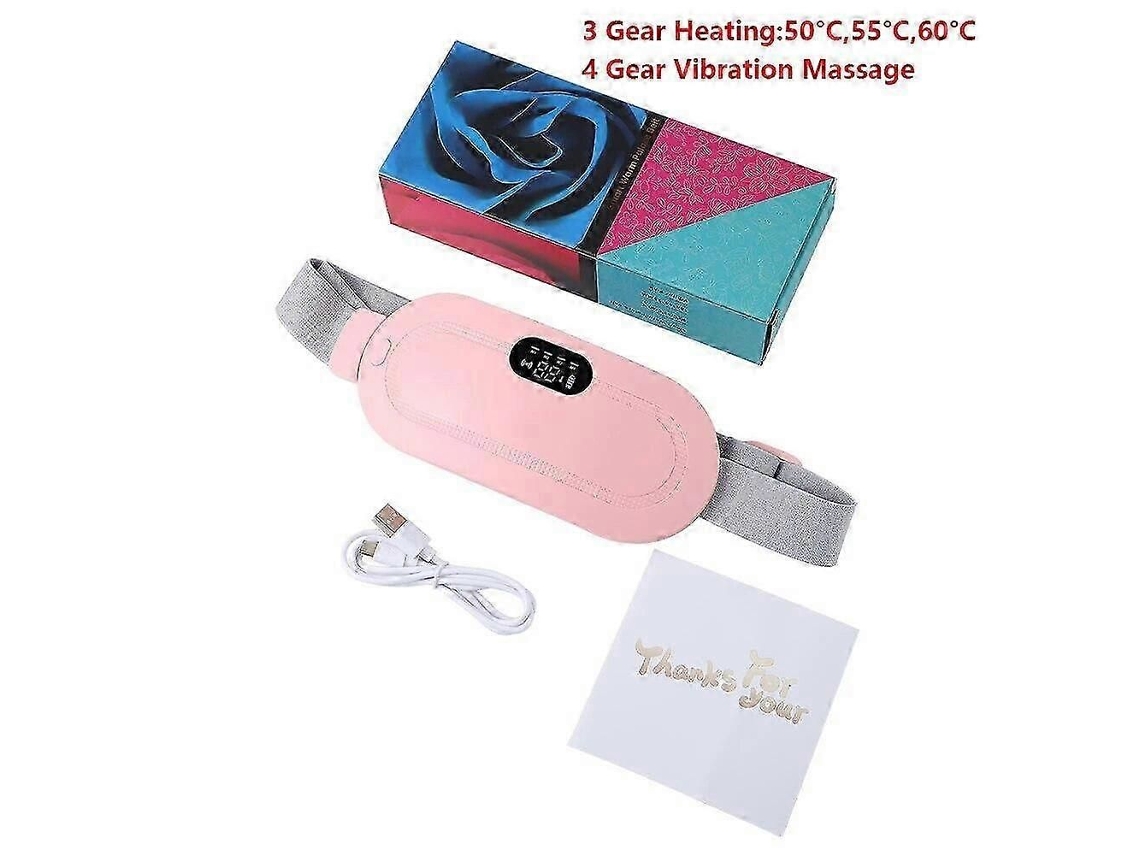 Cinta Térmica Inteligente Feminina Tamanho 25-26 Para Alívio De Cólicas Menstruais, Com Massagem Vibratória E Térmica, Ideal Para Aliviar Dores M
