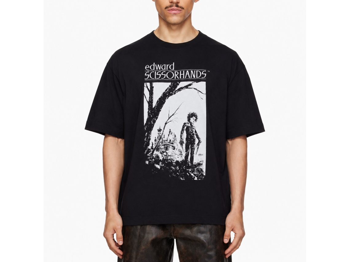 Edward Scissorhands Hill Top T-shirt Unisex Adults Size:s