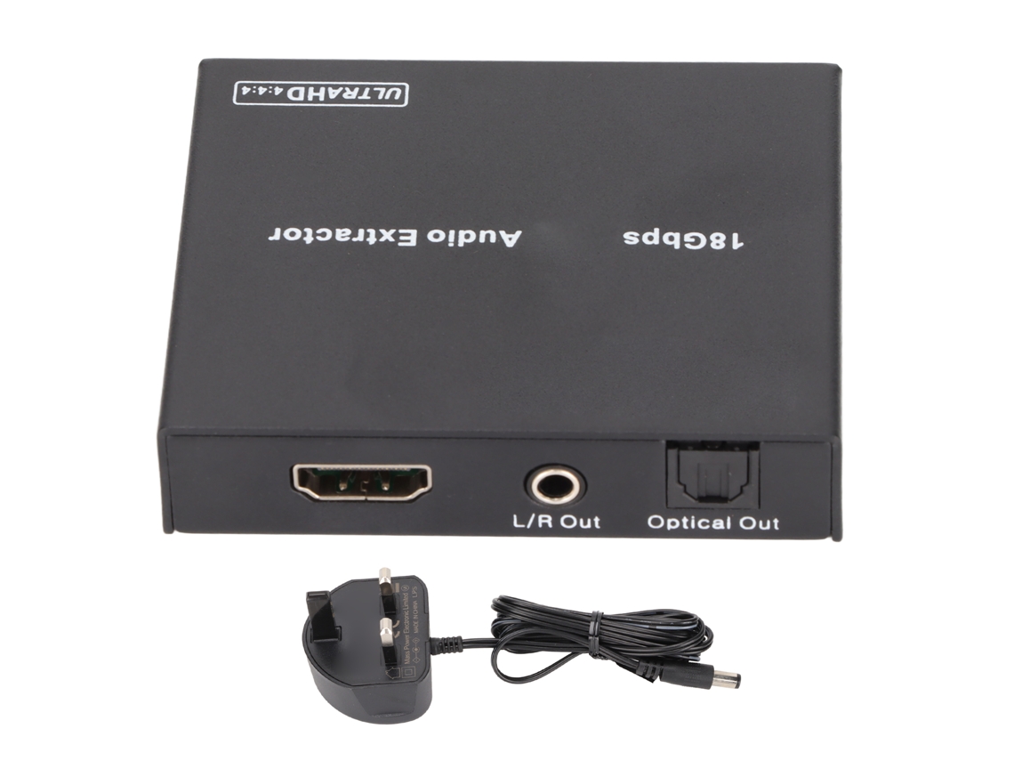 Aetheria extrator de Áudio Interface Multimídia Hd 18gbps 4k2k 50/60hz Compatível com Dvi 1.0 e Hdcp 2.2 Plug Uk