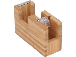 Dispensador De Fita Adesiva De Mesa Com Base Antiderrapante Em Madeira De Bambu, Cortador De Fita, F Gokoco