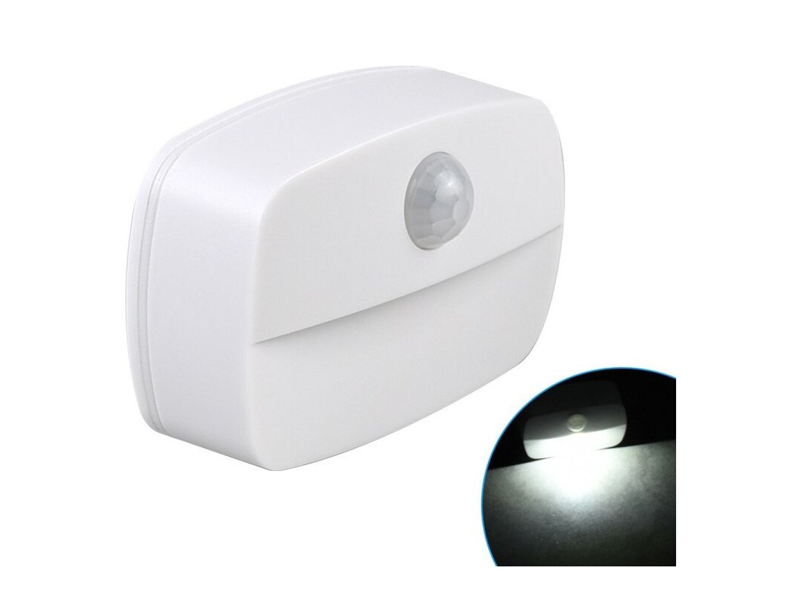 Luminária de Parede Led Inteligente com Sensor de Movimento, Plugue Europeu 220v, Ideal para Hall de Entrada, Banheiro, Escadas BRILVIBERA
