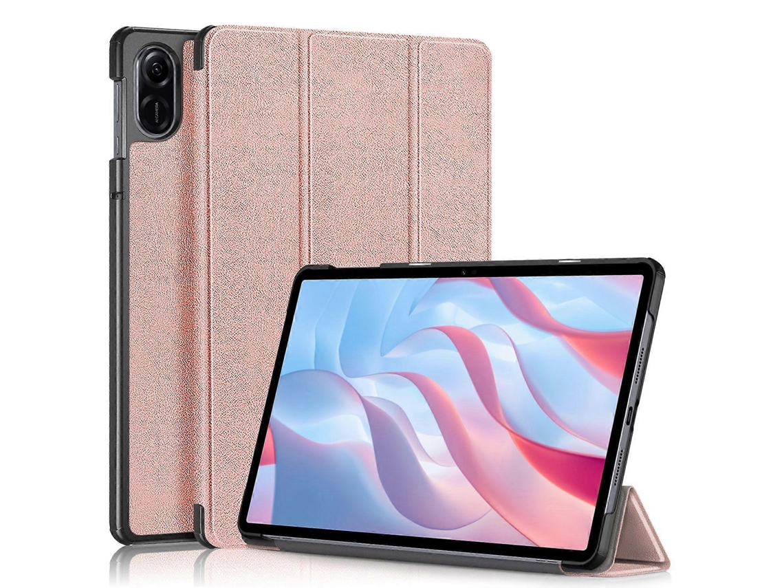 Capa De Couro Para Tablet For Honor Pad X9 / X8 Pro 11.5 Custer Pure Color Com Suporte Triplo