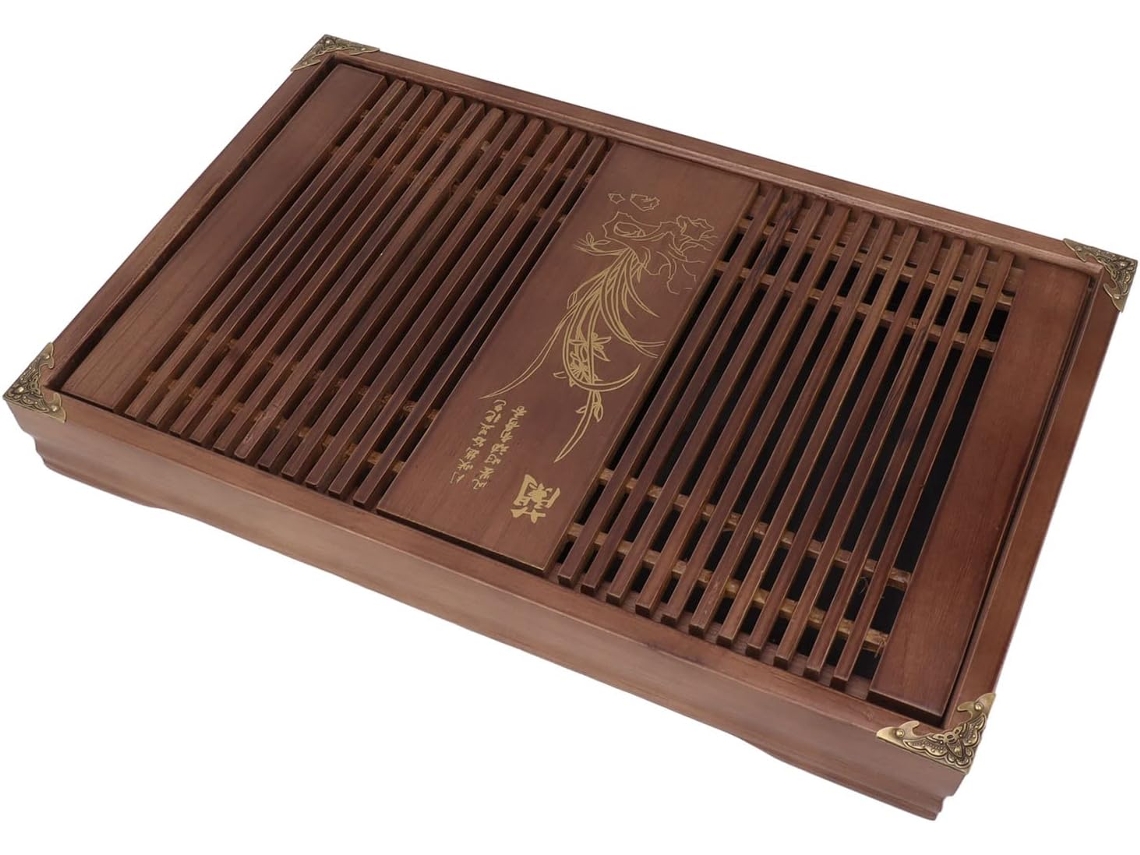 Bandeja Chinesa Para Servir Chá Gongfu, 28x43cm (2)