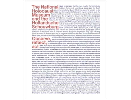 Livro The National Holocaust Museum and the Hollandsche Schouwburg de Gringold/waterman (Holandês - Capa Dura)