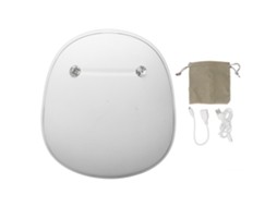 Aquecedor Elétrico de Mãos Usb Recarregável Portátil Mini Fofo Aquecimento Duradouro 6 8h 50° 55° Branco com Bluetooth