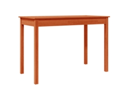Mesa de Jantar Madeira de Pinho Maciça Castanho Mel MAISON EXCLUSIVE (110x55x75 cm)