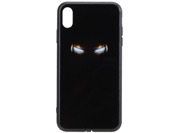 Capa de telefone iluminada do Homem de Ferro, protetora, para plataforma pequena EOOCOO