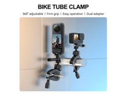 2026 soporte para Bicicleta Gopro com 360 Graus, Clamp para Câmera de Ação, Acessório de Guidão de Bicicleta