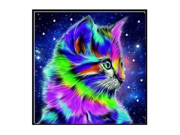 Pintura de Strass Gato 5d LAXISCREED