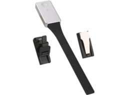 Luminária De Leitura Led Recarregável Via Usb Com Clipe, 3 Temperaturas De Cor, Design Leve E Portátil Em Acrílico Para