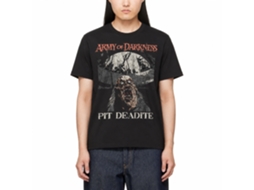 Rockinstone Army Of Darkness Movie Pit Deadite Black Adult T-shirt Size:m