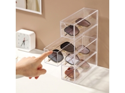 Gaveteiro de Mesa com Várias Camadas para Guardar Óculos e Óculos de Sol AQUAFORGE