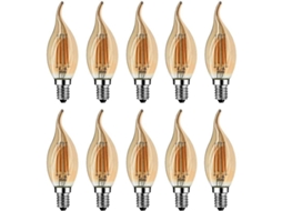 LÂMPADA de chama Nova Line E14 4W equivalente a 40W branco quente