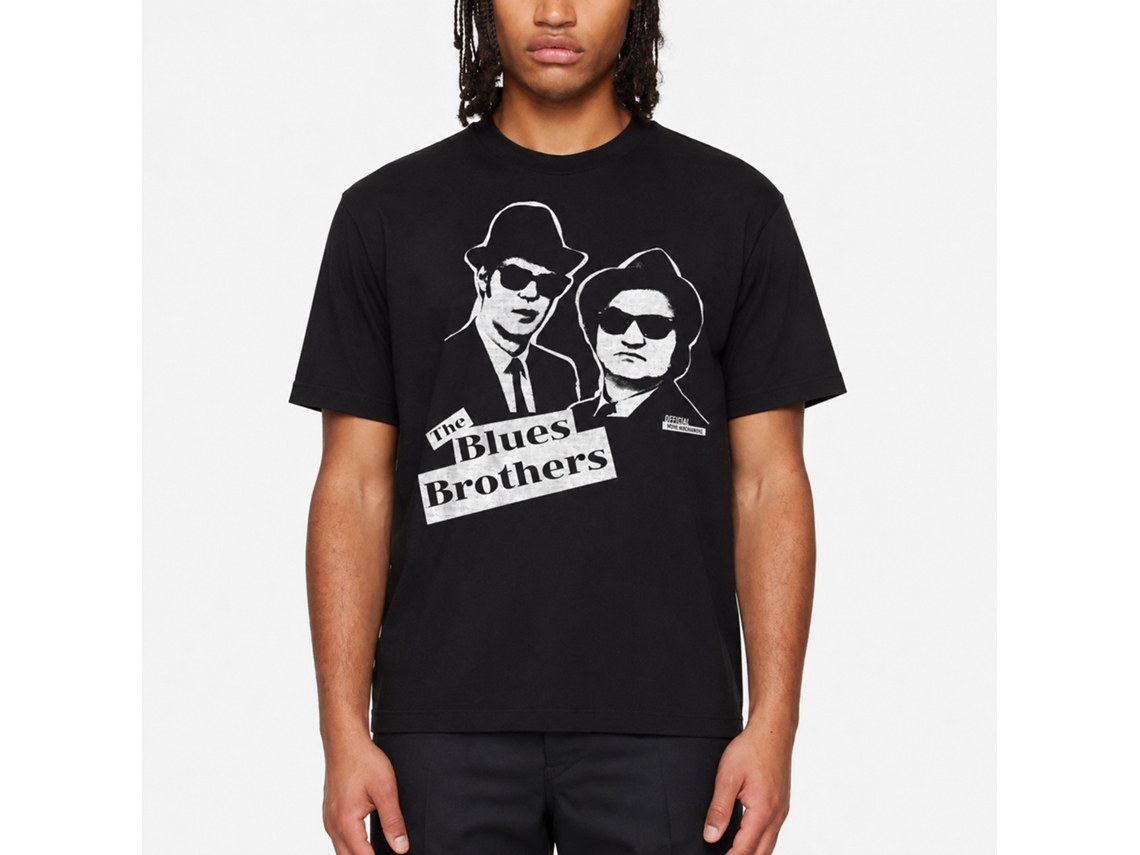 Rockinstone The Blues Brothers Movie Black Adult T-shirt Size:l