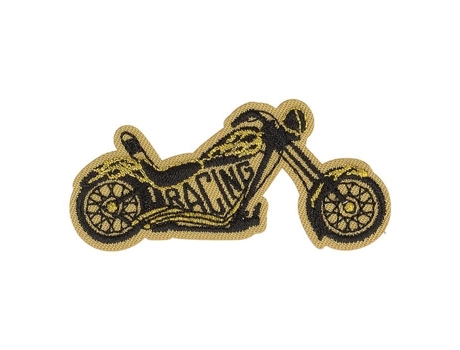 Termocolante Ecusson Moto Racing 6,5cm X 3cm Mdc